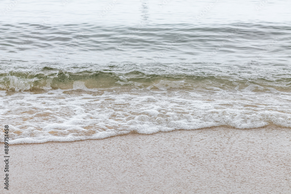 Gentle waves of the Baltic Sea.