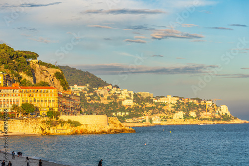 Panoramic view of Nice, France photo