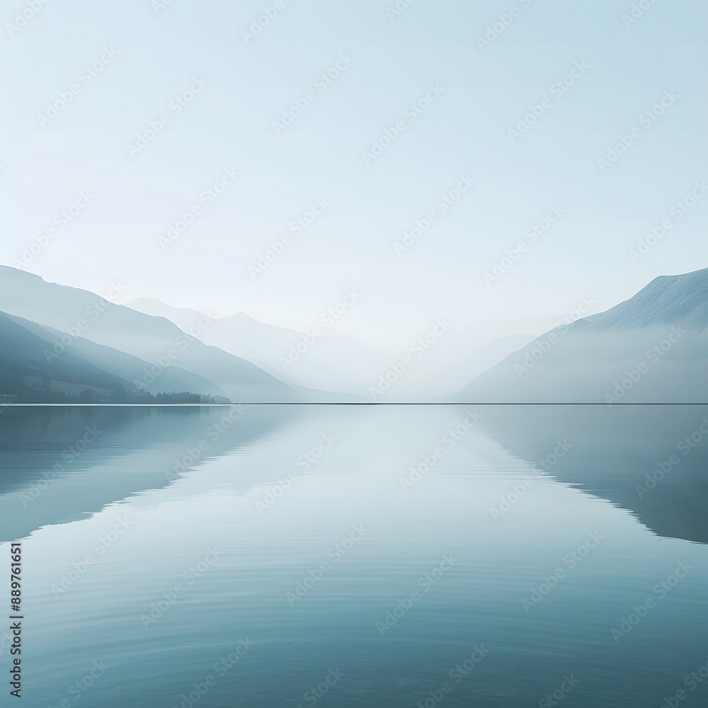 Calm Lake with Mountain View
Calm Lake with Mountain View