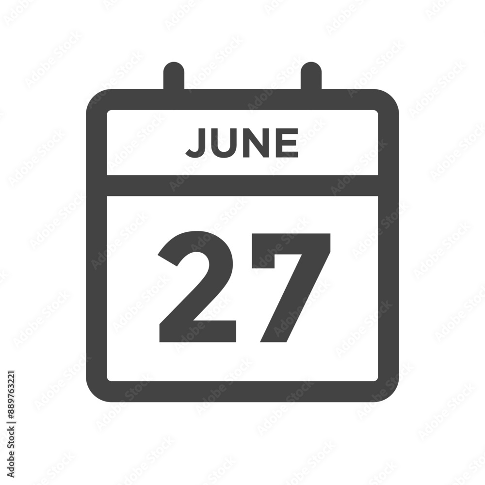 June 27 Calendar Day or Calender Date Deadline or Appointment June 27 Calendar Day or Calender Date Deadline or Appointment