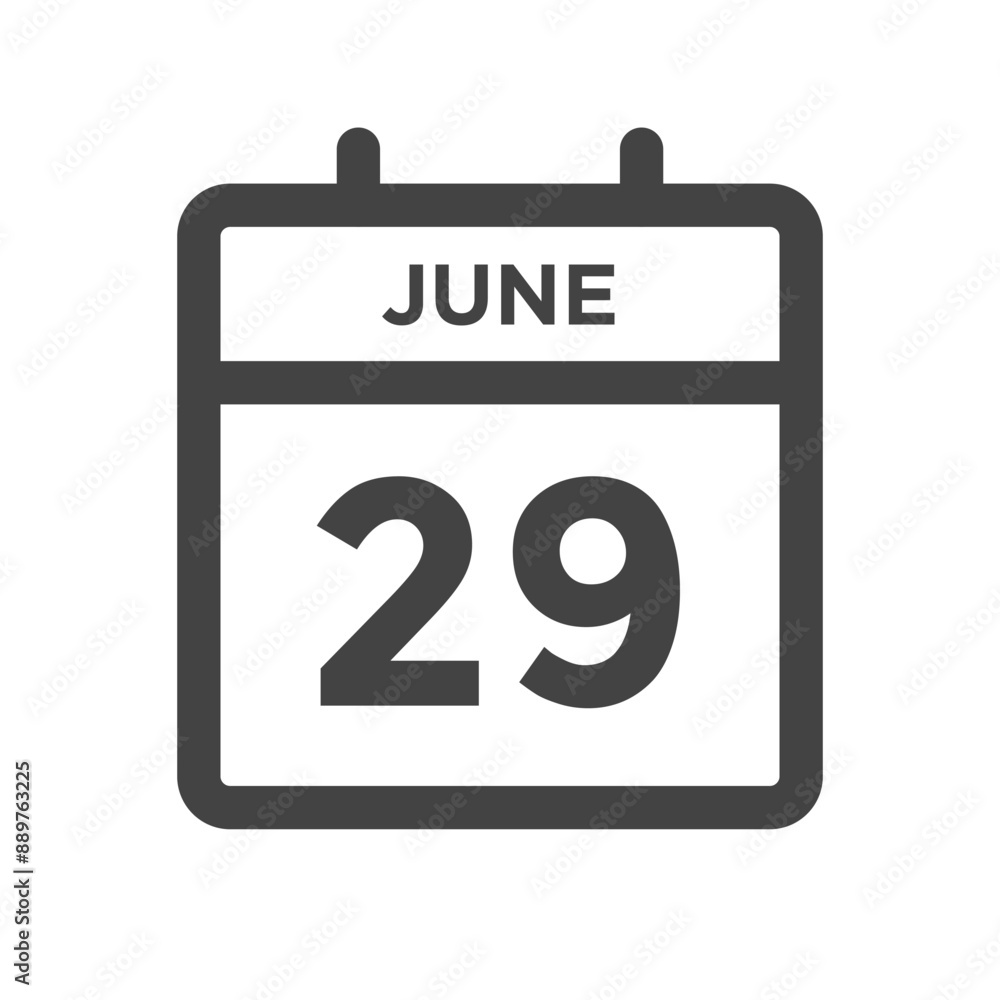 June 29 Calendar Day or Calender Date Deadline or Appointment June 29 Calendar Day or Calender Date Deadline or Appointment
