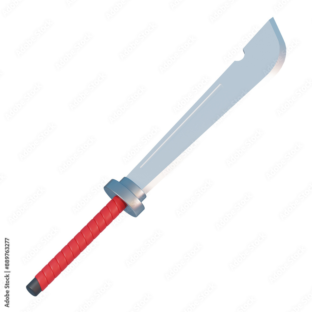 dadao sword 3d icon illustration dadao sword 3d icon illustration