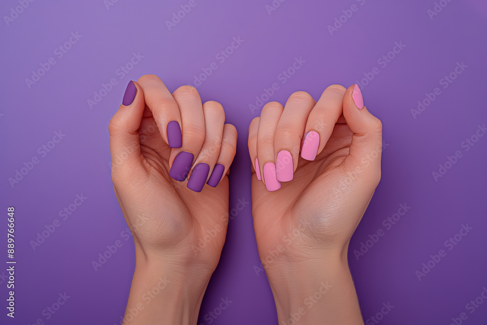 Hands with manicure