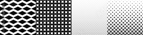 Black and white pattern collection