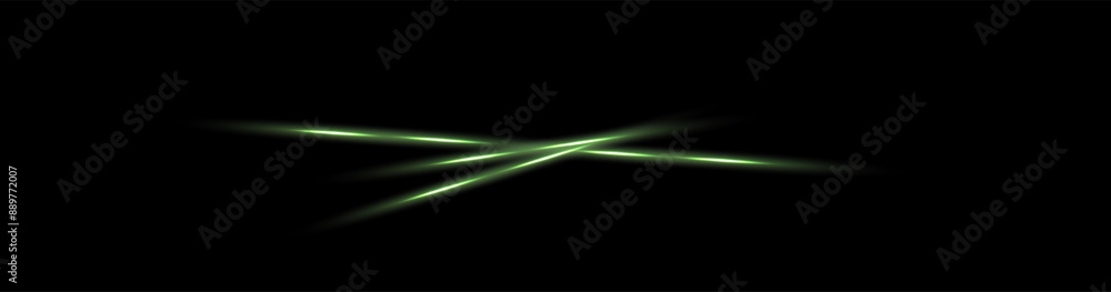 Green neon lines, luminous ray, laser beam with glowing light effect. hi-tech design elements, light streak, Shiny explosions of Flash light. Futuristic eps isolated on transparent background. Vector Green neon lines, luminous ray, laser beam with glowing light effect. hi-tech design elements, light streak, Shiny explosions of Flash light. Futuristic eps isolated on transparent background. Vector