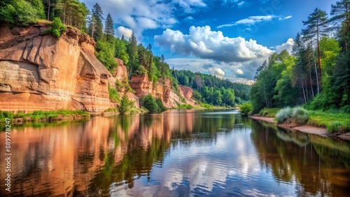 lake in the mountains