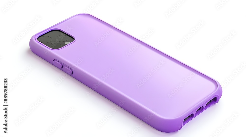 A minimalist lavender phone case providing sleek protection for your device. A minimalist lavender phone case providing sleek protection for your device.