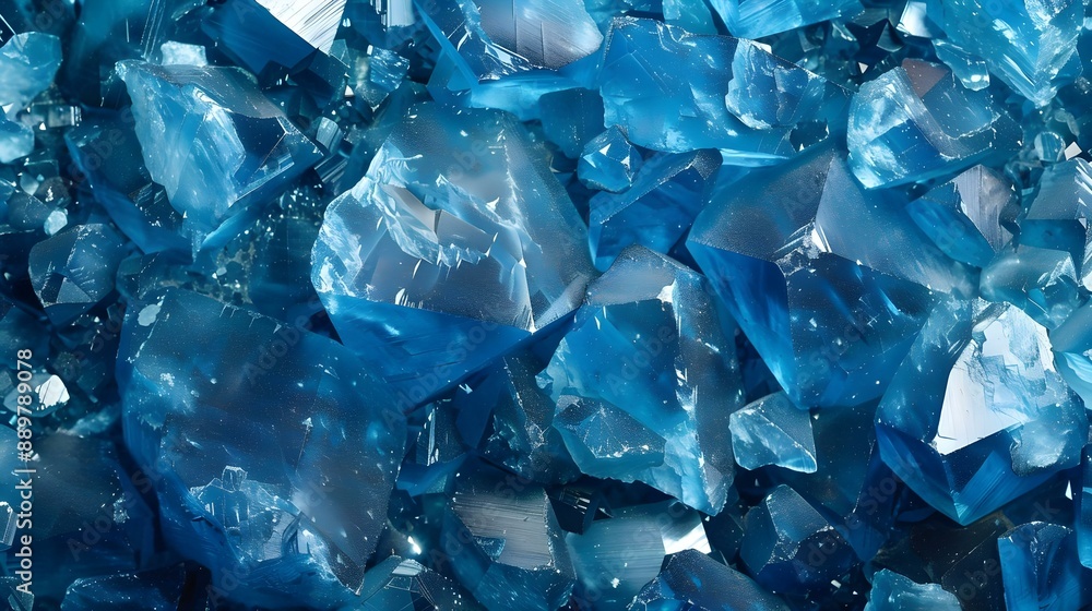 Blue Crystal Mineral Stone Blue Crystal Mineral Stone