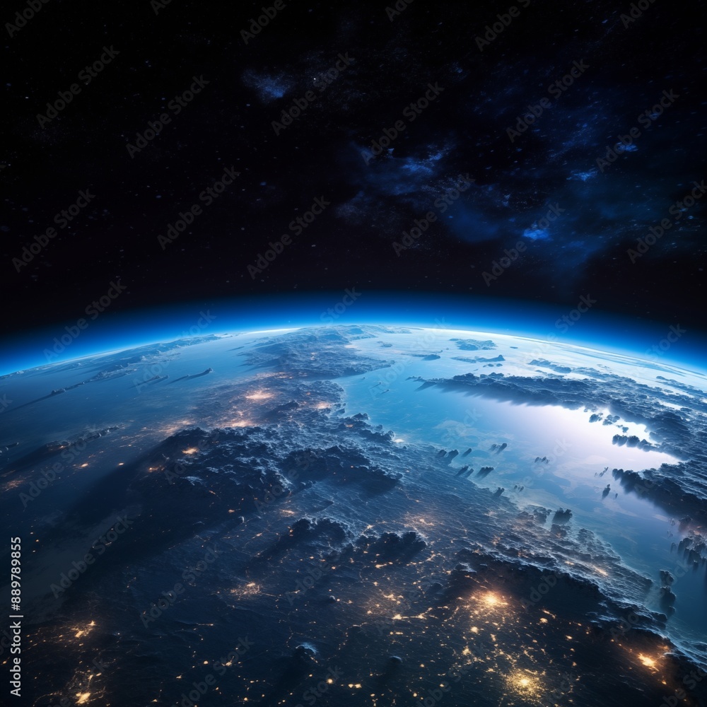 Fototapeta premium Bird view earth
