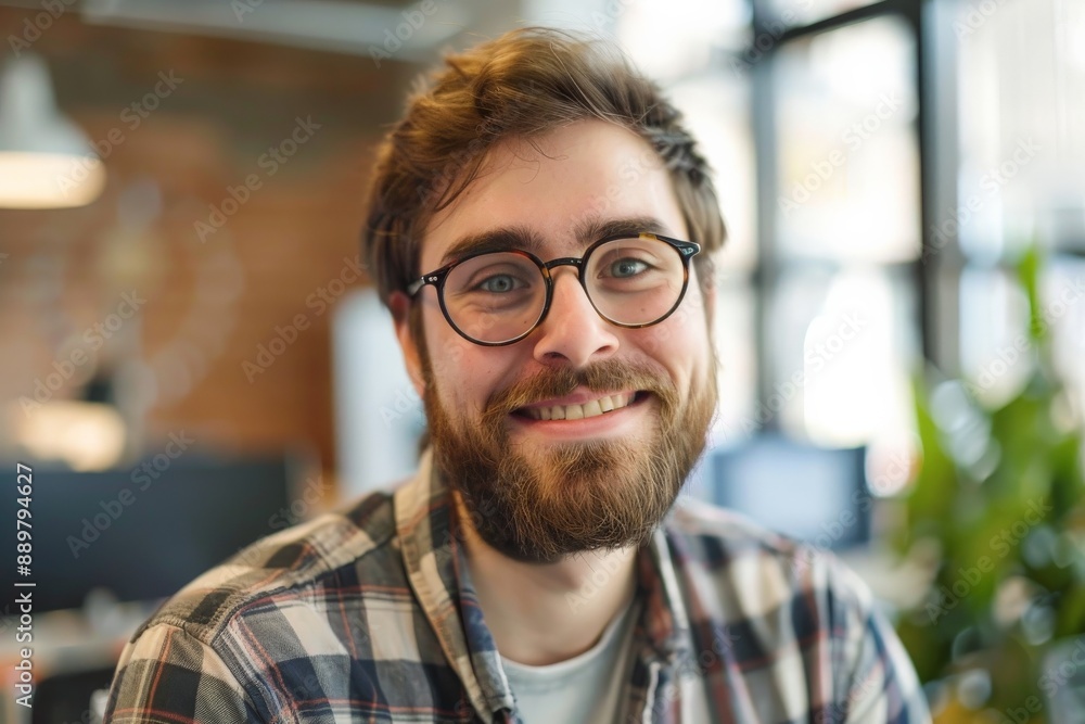 Software Developer at Work in a Modern Office Software Developer at Work in a Modern Office