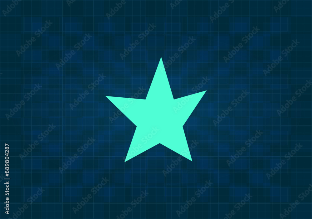 Obraz premium vector illustration on blue beautiful background