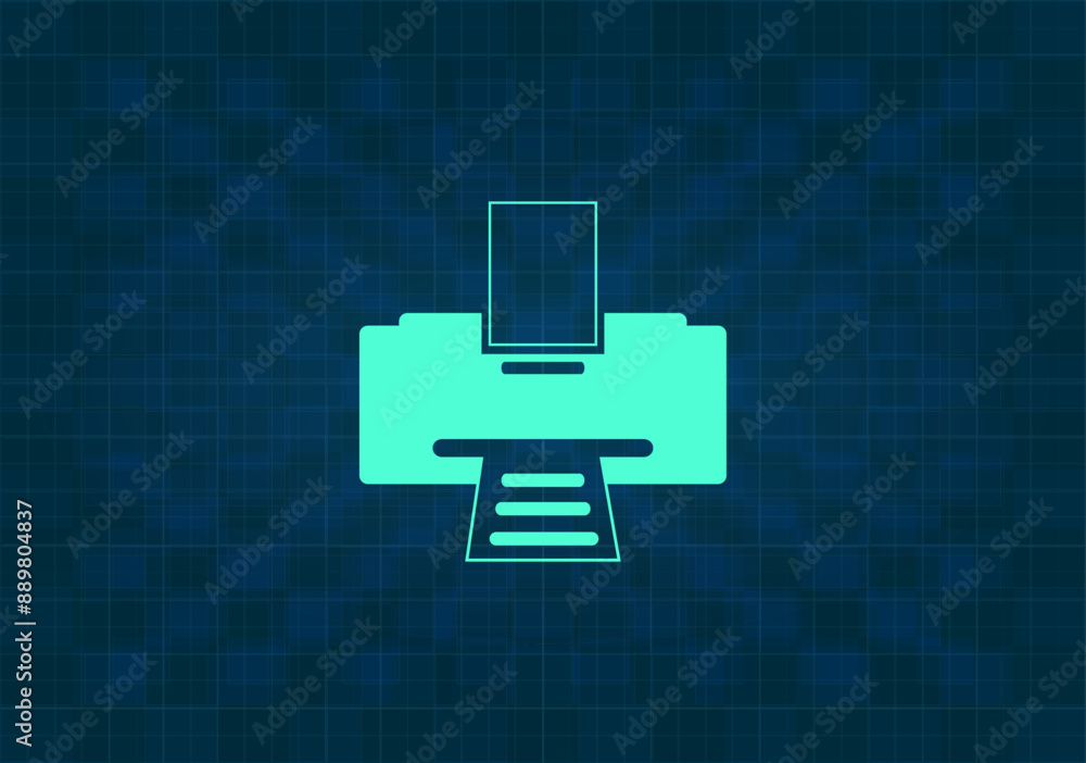 Obraz premium vector illustration on blue beautiful background