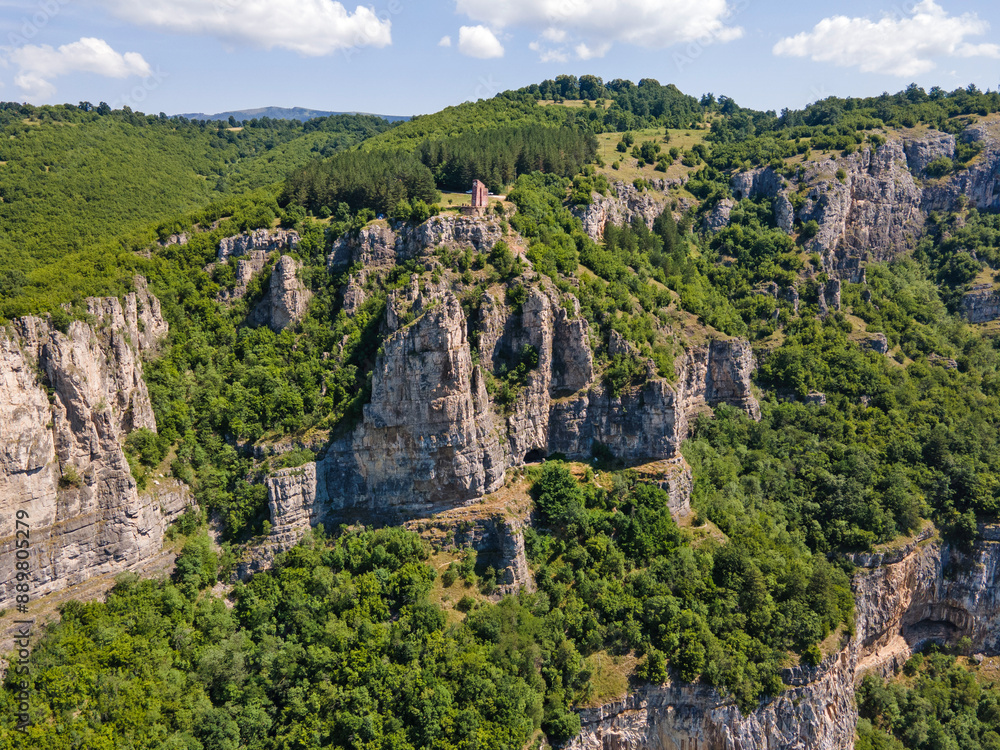 Iskar river Gorge near Lakatnik Rocks, Balkan Mountains, Bulgaria Iskar river Gorge near Lakatnik Rocks, Balkan Mountains, Bulgaria