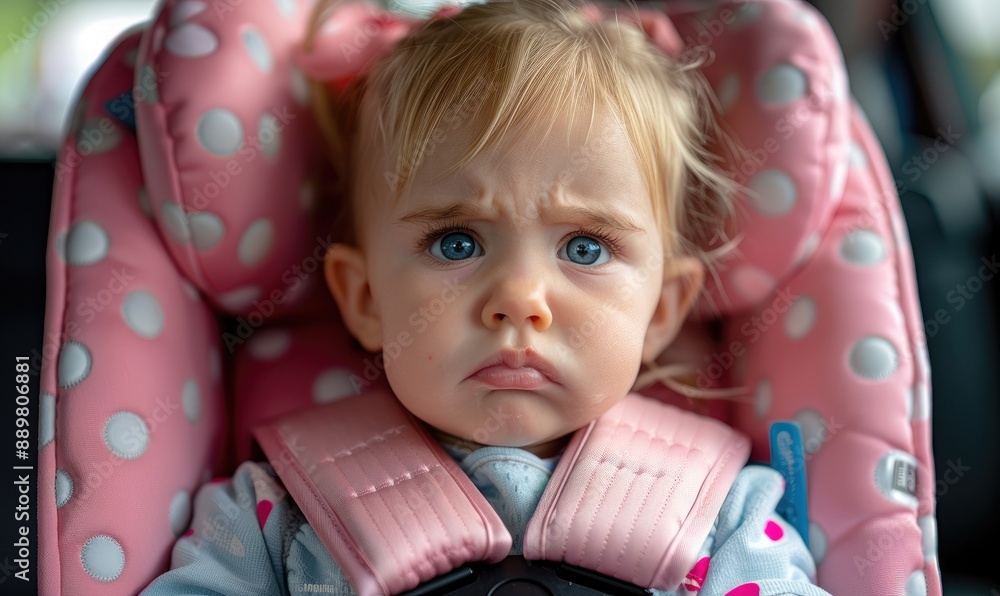 A Crying, Super Angry Girl in a Car Seat A Crying, Super Angry Girl in a Car Seat
