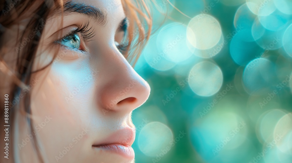 person with soft background blur. person with soft background blur.