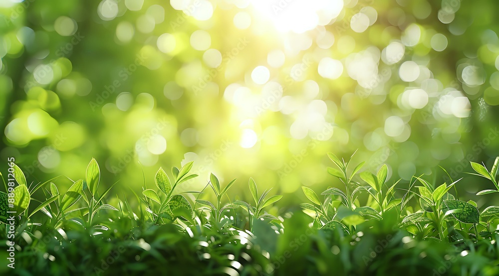 Sunlit foliage with soft bokeh background, capturing the essence of nature and serenity. Perfect for themes of environment, calm, and green. Sunlit foliage with soft bokeh background, capturing the essence of nature and serenity. Perfect for themes of environment, calm, and green.