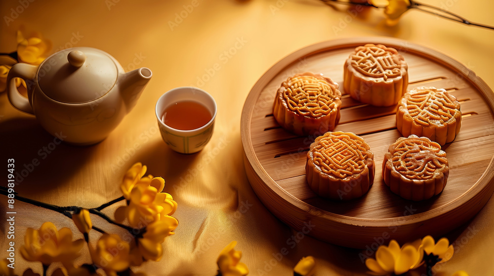 Mid autumn festival holiday background Mid autumn festival holiday background