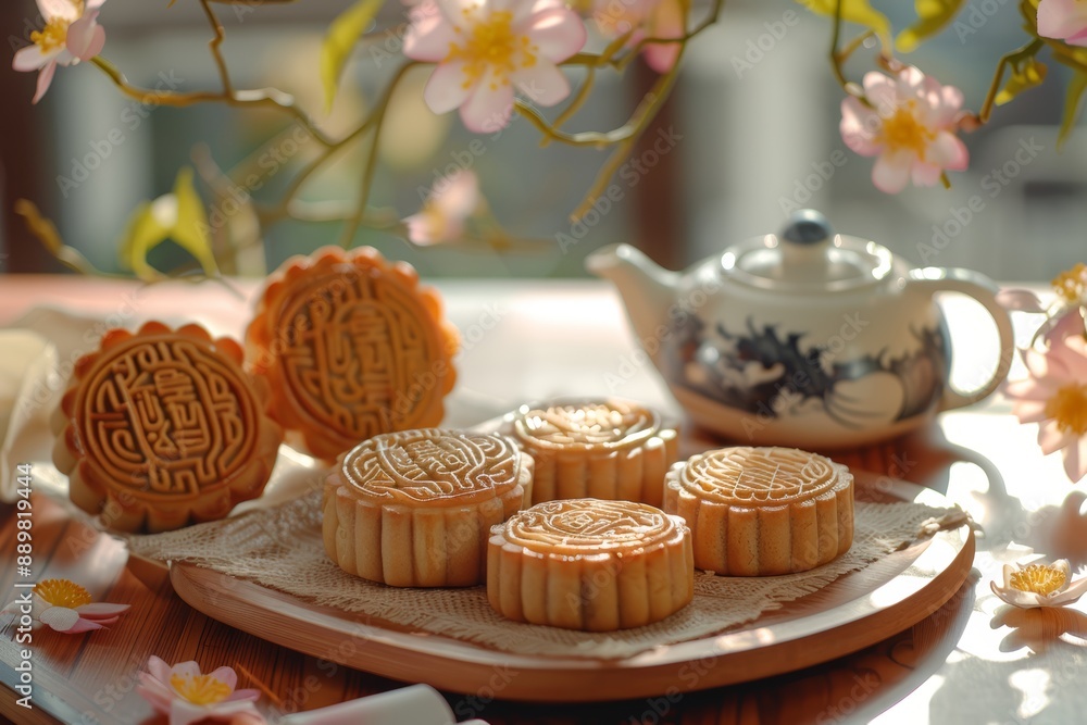 Mid autumn festival holiday background Mid autumn festival holiday background