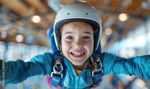 Flying Girl in Skydiving Simulator photo