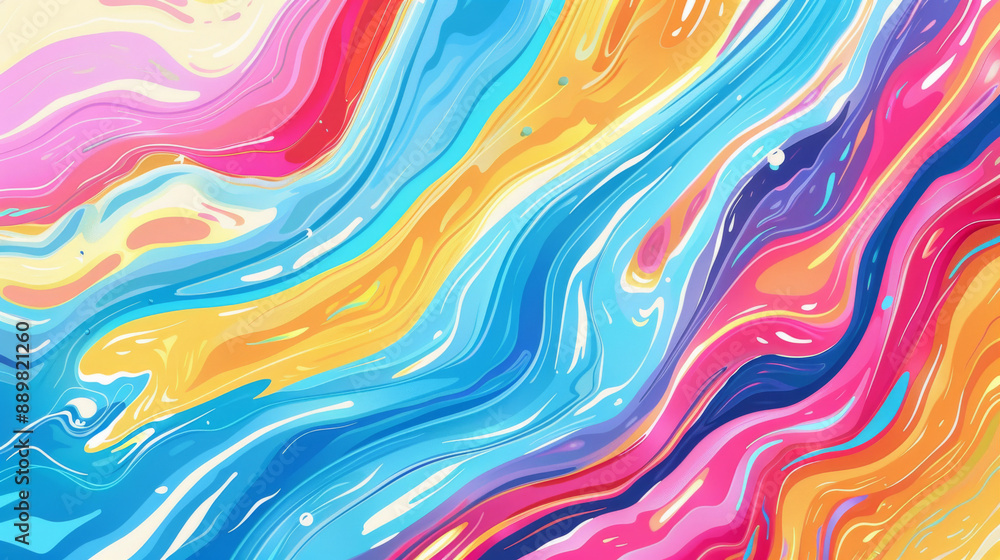 Abstract Colorful Swirls Background Abstract Colorful Swirls Background
