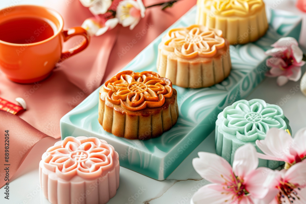 Mid autumn festival holiday background Mid autumn festival holiday background