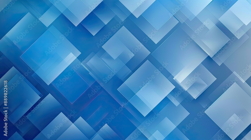 Gradient blue background featuring light-dark squares, perfect for design and postcards Gradient blue background featuring light-dark squares, perfect for design and postcards