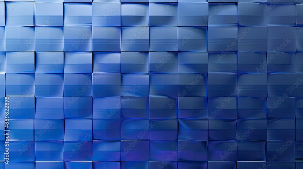 Gradient blue background with square textures, ideal for postcards and cover designs Gradient blue background with square textures, ideal for postcards and cover designs