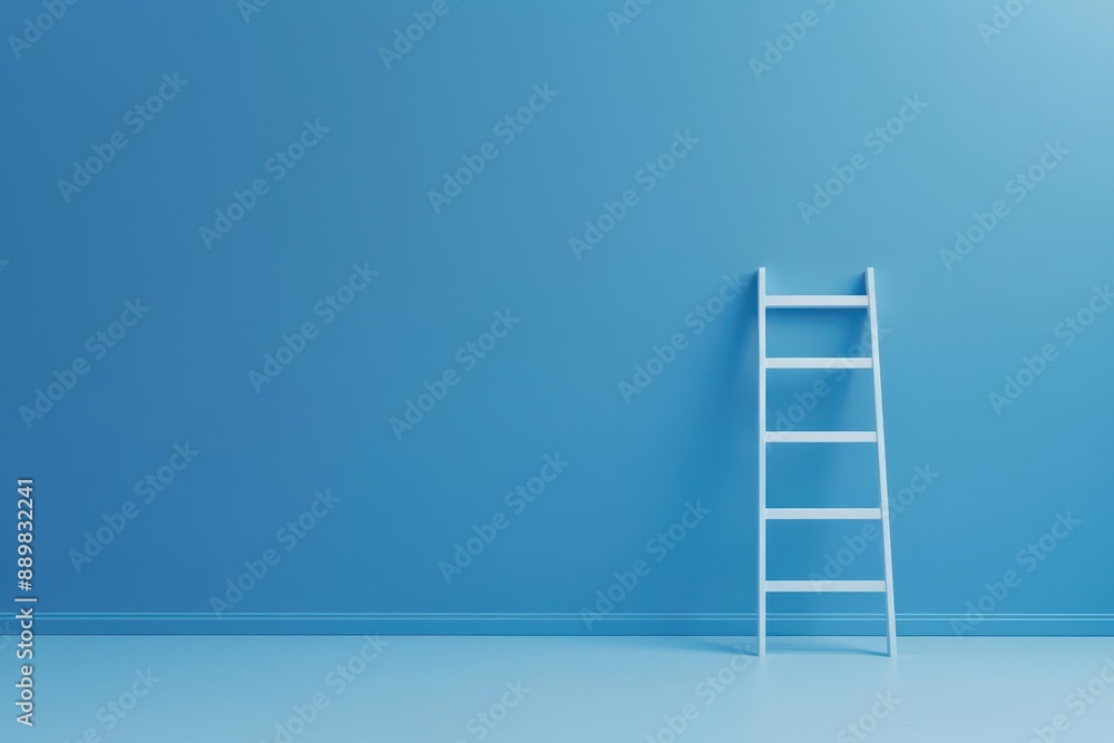 Ladders are reimagined in ultramodern, supernatural scenes, with copy space, highlighting innovative designs and smart features for safe and efficient use Ladders are reimagined in ultramodern, supernatural scenes, with copy space, highlighting innovative designs and smart features for safe and efficient use