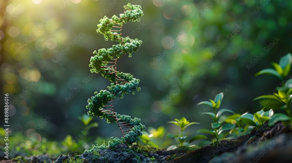 Concept of green biotechnology or synthetic biology Concept of green biotechnology or synthetic biology