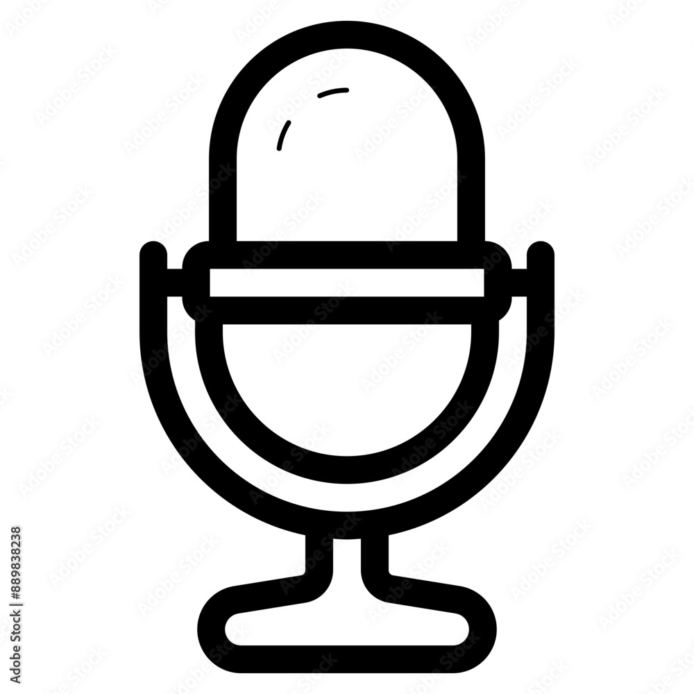 microphone radio podcast icon microphone radio podcast icon