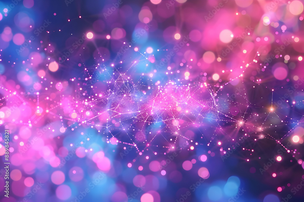 Abstract Background with Pink and Blue Lights Abstract Background with Pink and Blue Lights