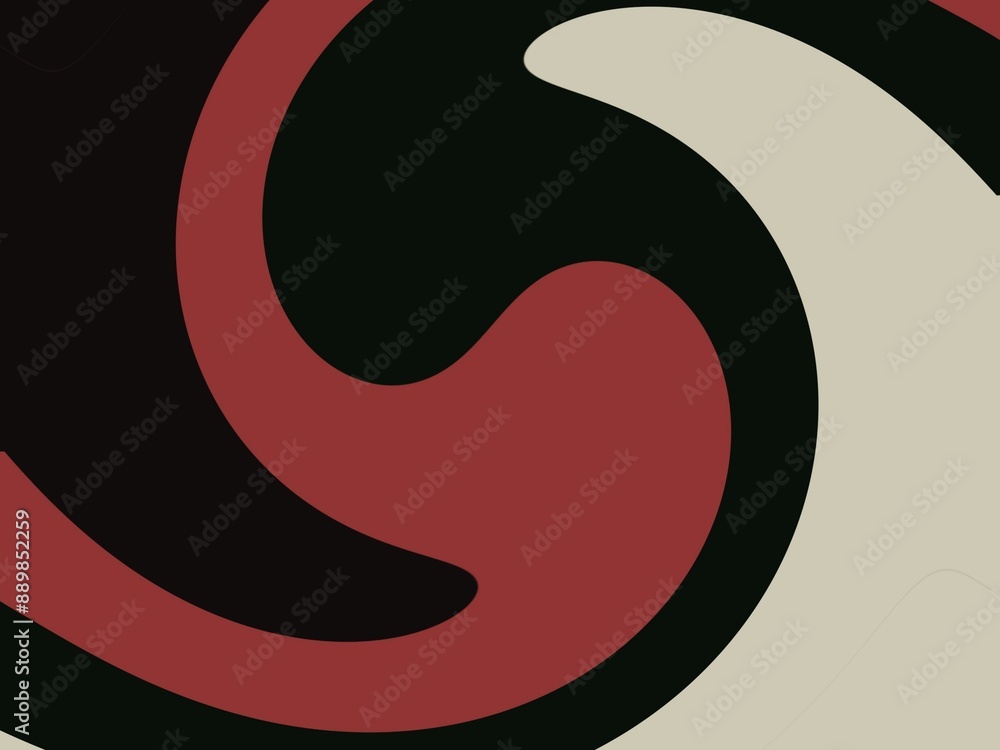 Abstract red, black, and white swirl pattern background Abstract red, black, and white swirl pattern background