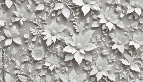 Wallpaper Mural Clear Plain Shiny Soft Vintage Bokeh Cloudy Wave Like Geometric White Background or Texture Torontodigital.ca