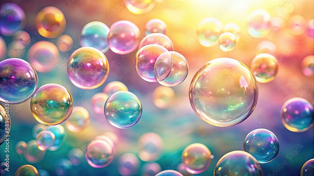 Colorful soap bubbles floating in pastel light, soap bubbles, colorful, floating, pastel, light, vibrant, iridescent Colorful soap bubbles floating in pastel light, soap bubbles, colorful, floating, pastel, light, vibrant, iridescent