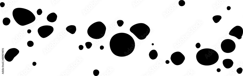 Random dots, circles pattern. Pontillist / screntone / half-tone graphic element Random dots, circles pattern. Pontillist / screntone / half-tone graphic element