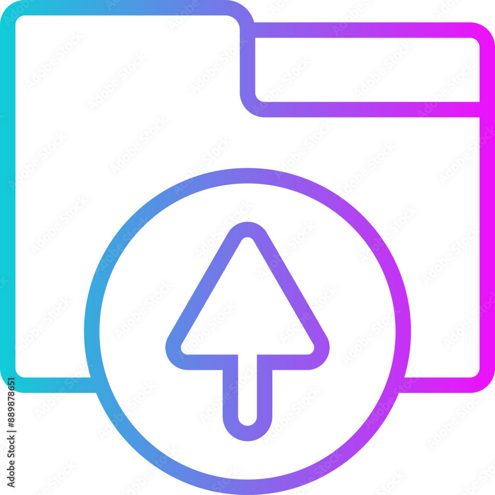 File Upload Gradient Icon File Upload Gradient Icon
