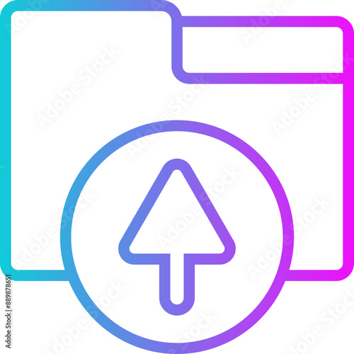 File Upload Gradient Icon