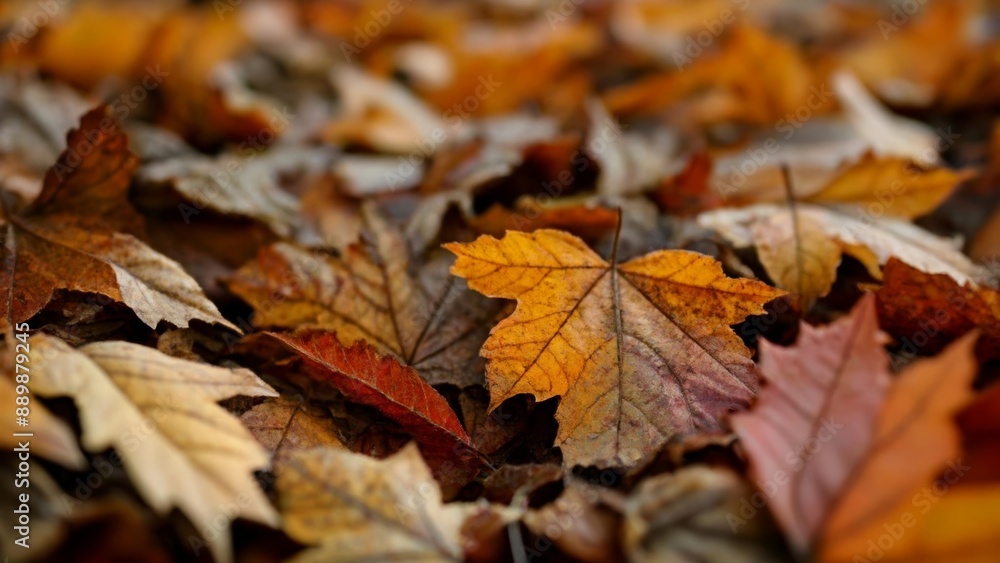 Autumns Palette A symphony of fallen leaves Autumns Palette A symphony of fallen leaves