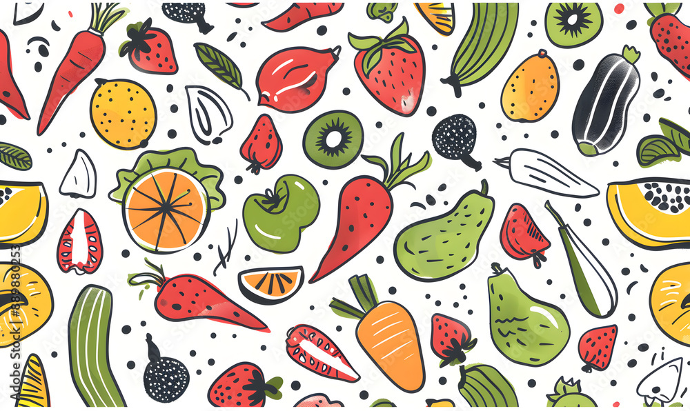 vegetable and fruits photo or illustrator on white background vegetable and fruits photo or illustrator on white background
