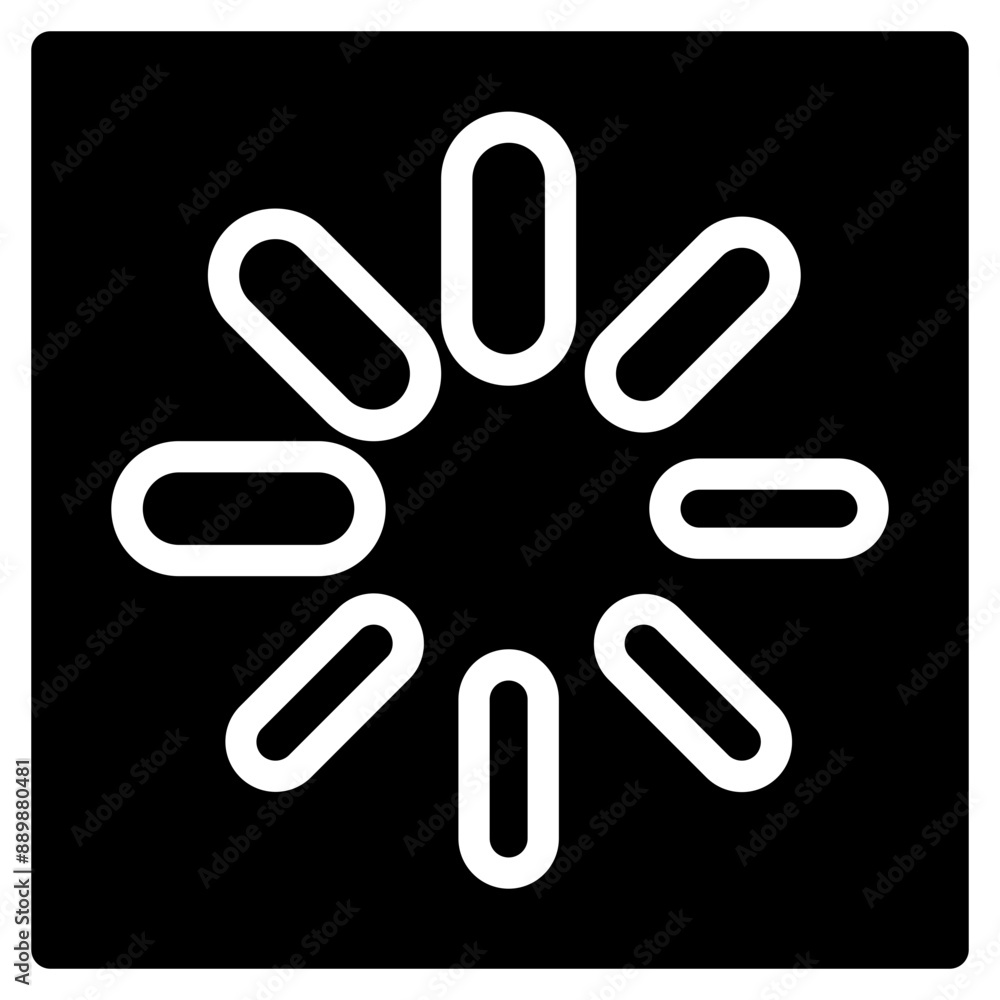 Loading Spinner Solid Icon Loading Spinner Solid Icon