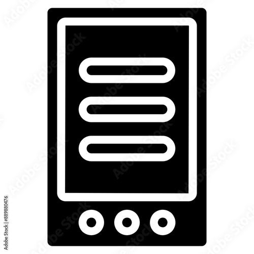Navigation Menu Solid Icon