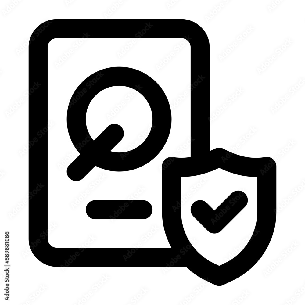 data security icon for illustration data security icon for illustration