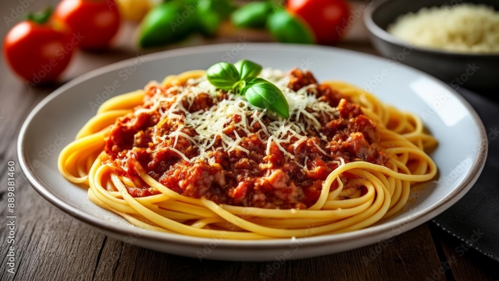Delicious Spaghetti Bolognese ready to be savored Delicious Spaghetti Bolognese ready to be savored