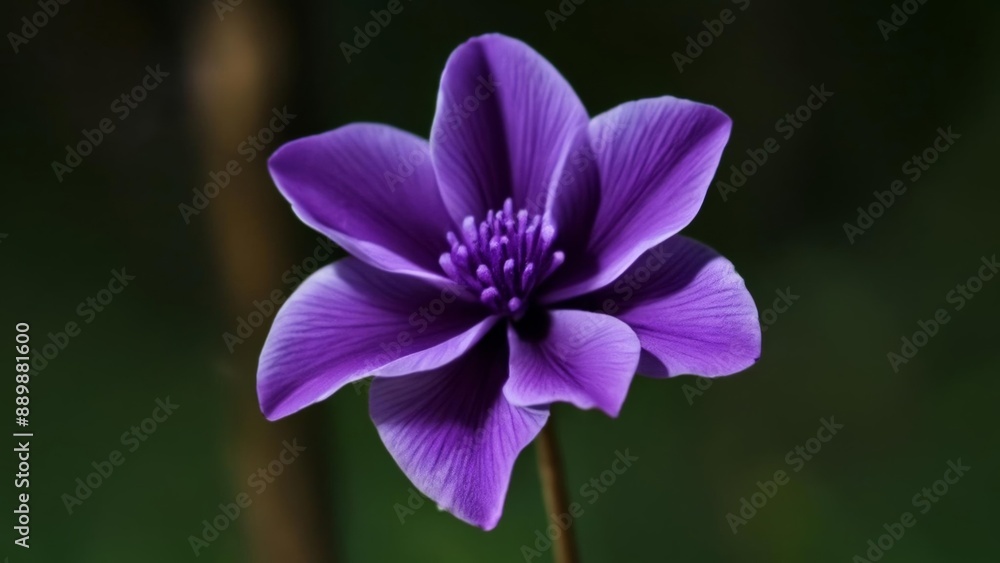 Vibrant purple flower in bloom Vibrant purple flower in bloom
