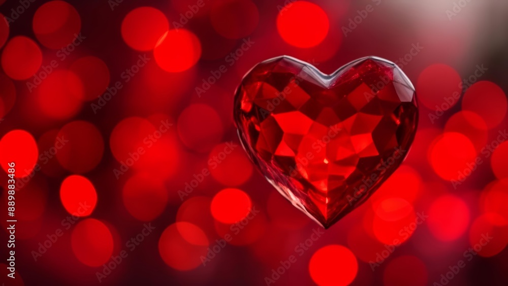 Loves sparkle in a heart of red Loves sparkle in a heart of red