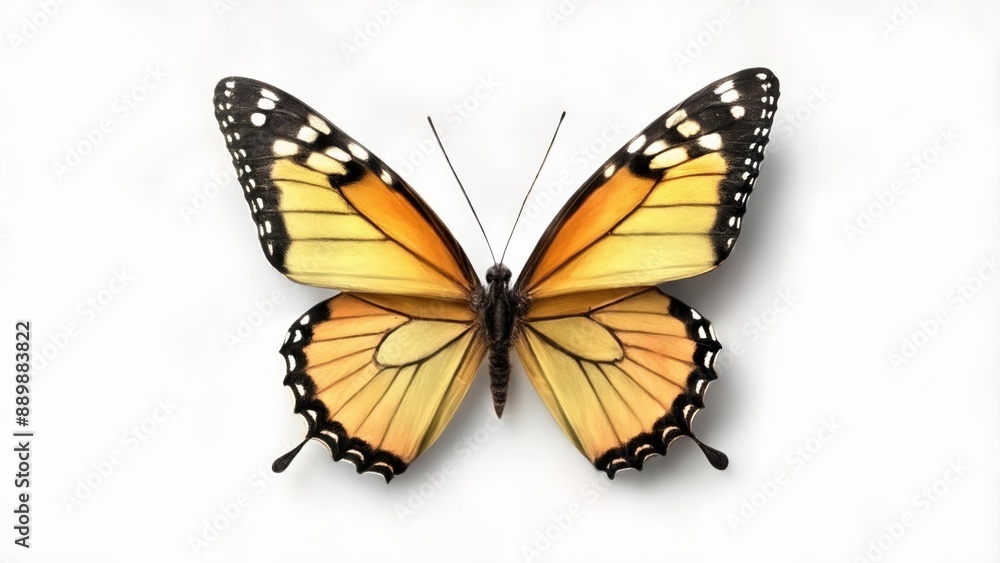 Beautiful Monarch Butterfly in Flight Beautiful Monarch Butterfly in Flight