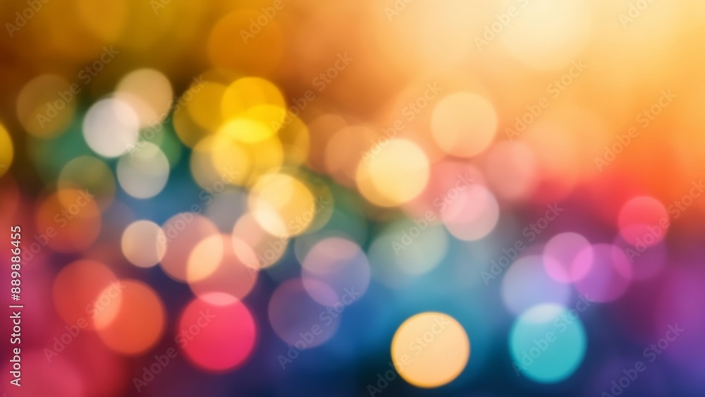 Bright and colorful bokeh effect Bright and colorful bokeh effect