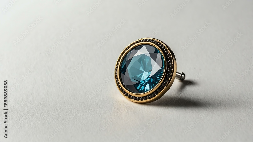 single aesthetic lapel pin accessory isolated in pure background single aesthetic lapel pin accessory isolated in pure background