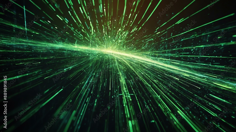 pattern flow and green ray with speed of futuristic pa background pattern flow and green ray with speed of futuristic pa background