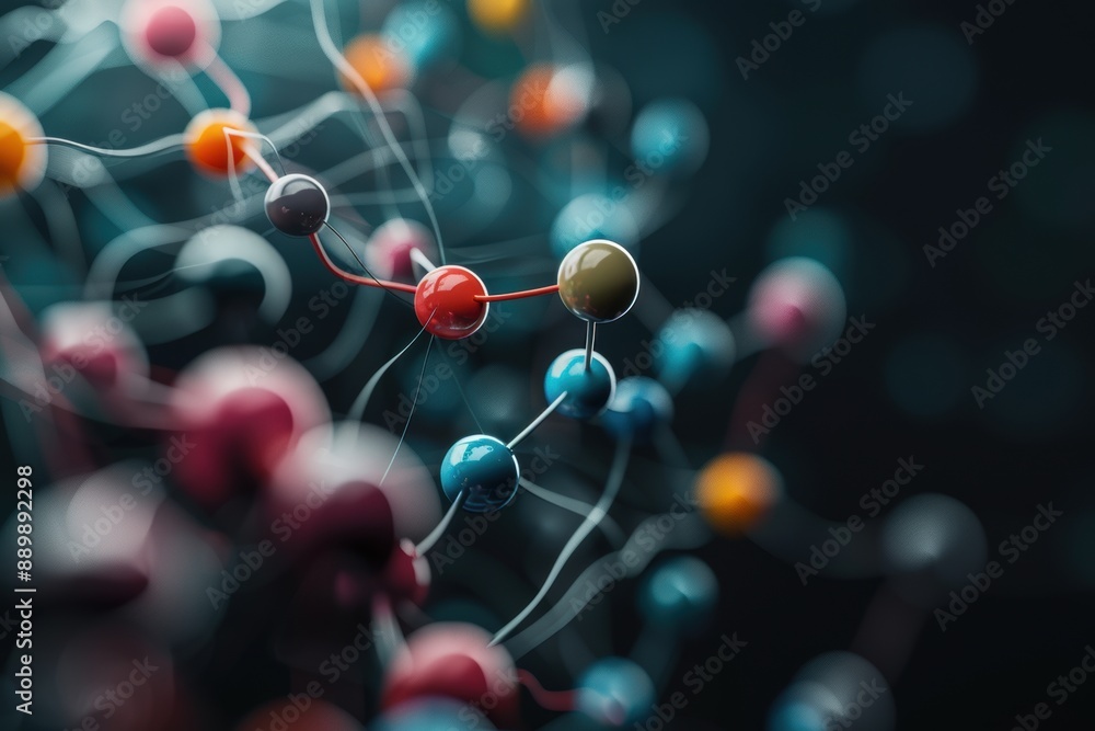 Abstract digital art of a neural network visualized as colorful interconnected nodes, artificial intelligence, cuttingedge tech Abstract digital art of a neural network visualized as colorful interconnected nodes, artificial intelligence, cuttingedge tech